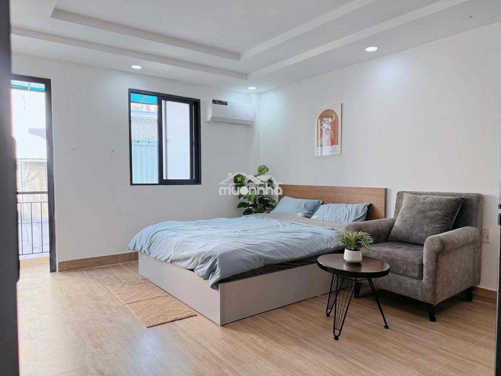 Căn hộ studio ban công full nội thất đẹp, thoáng mát 7tr8 - Ảnh 3