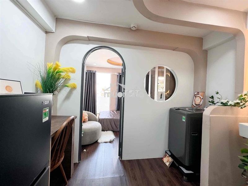 Phòng trọ 1pn tach bep siu rong rai co bancol