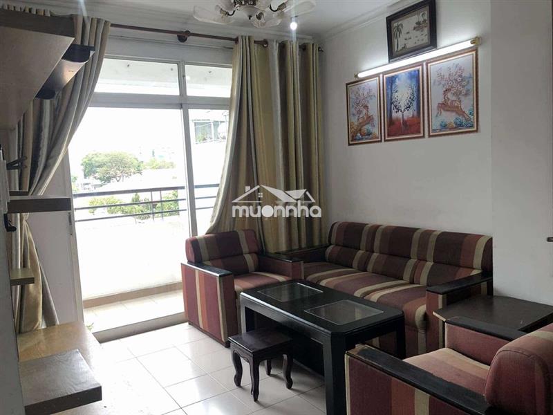 Cho thuê căn hộ phúc thịnh quận 5,  dt : 74 m2, 2pn, giá : 10.5 tr/th