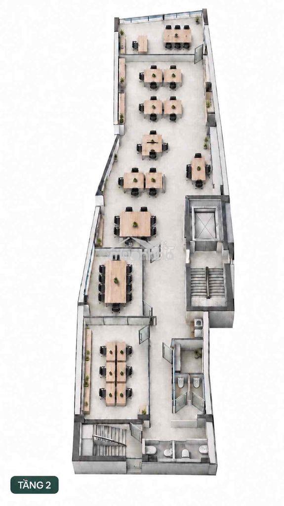 Chính chủ cho thuê sàn vp 80-120-210m2 ở ngay ngã 4 hàng xanh bt - Ảnh 4