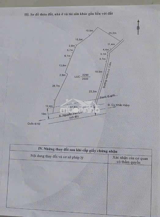 2,5 công đất mt đường nguyễn văn quá, lợi bình nhơn tp tân an - Ảnh 4