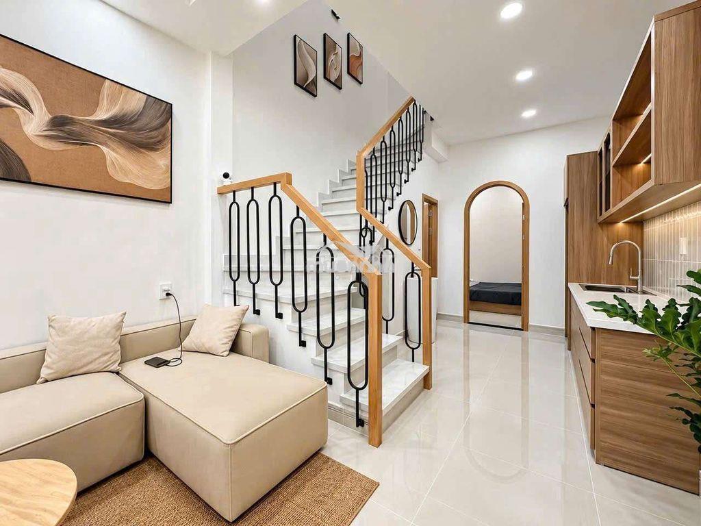 Bán nhà dtsd 75m2 đúc 1 lầu 3pn2wc gần lạc long quân p bảy hiền - 4