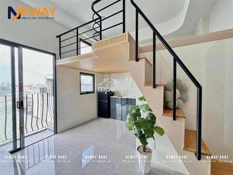 Phòng gác ban công bình tân | hương lộ 2 mới xây có thang máy