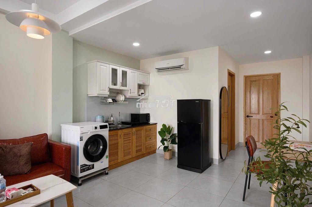 Căn hộ 1 phòng ngủ - 1 phòng khách - bancol thoáng mát - thang máy - Ảnh 3