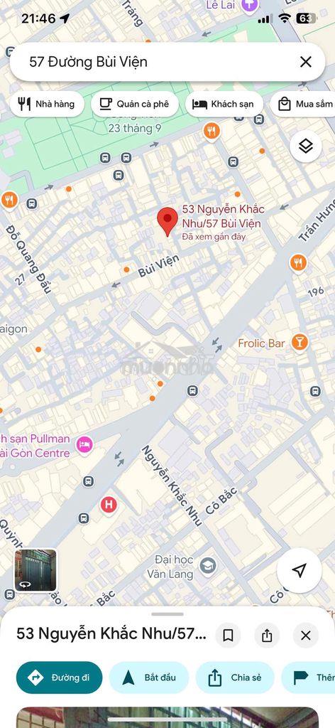 Trống phòng bùi viện full nội thất, q1