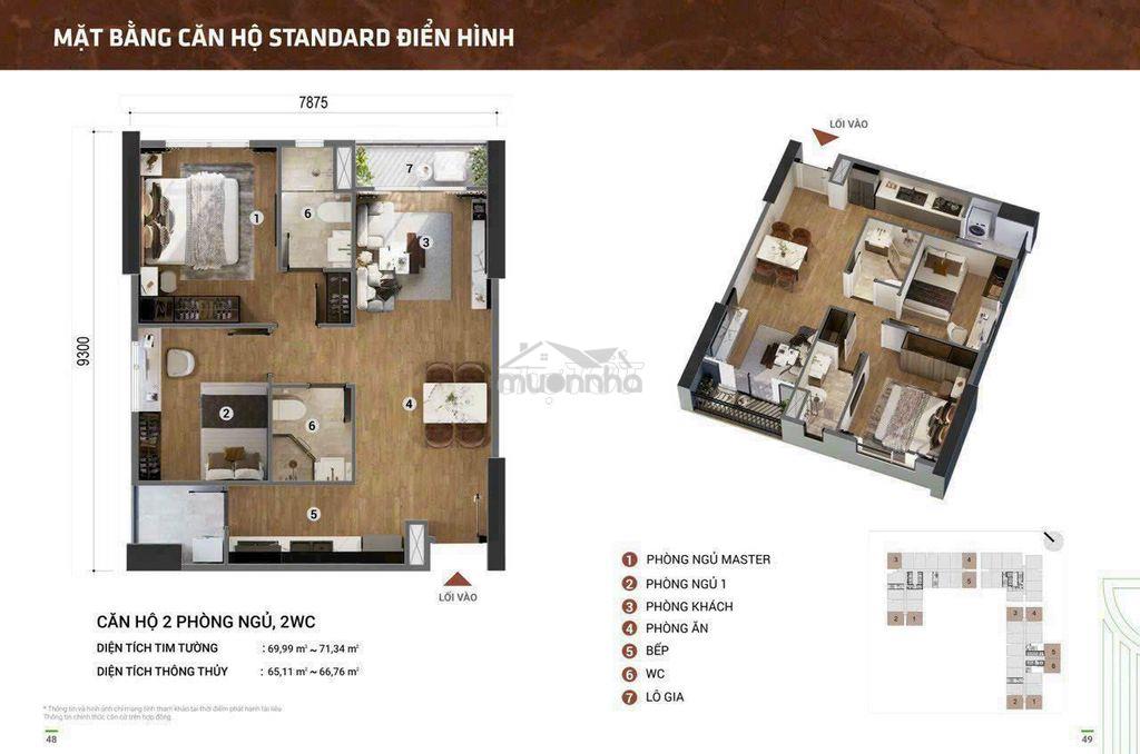 Cắt lỗ, căn góc 2pn 2wc 3.35 tỷ 70m2, căn hộ ngay phạm văn đồng - Ảnh 2