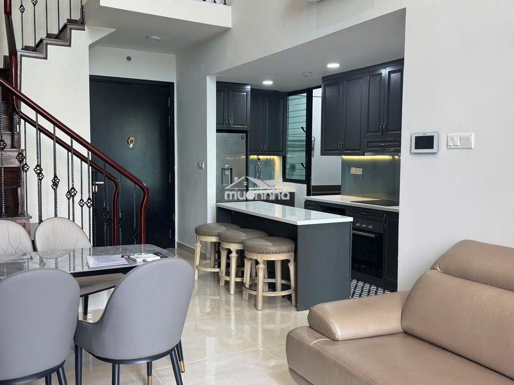 Căn hiếm- 2pn duplex 123m2 sân vườn full nội thất giá chỉ 32tr/ tháng. - Ảnh 3