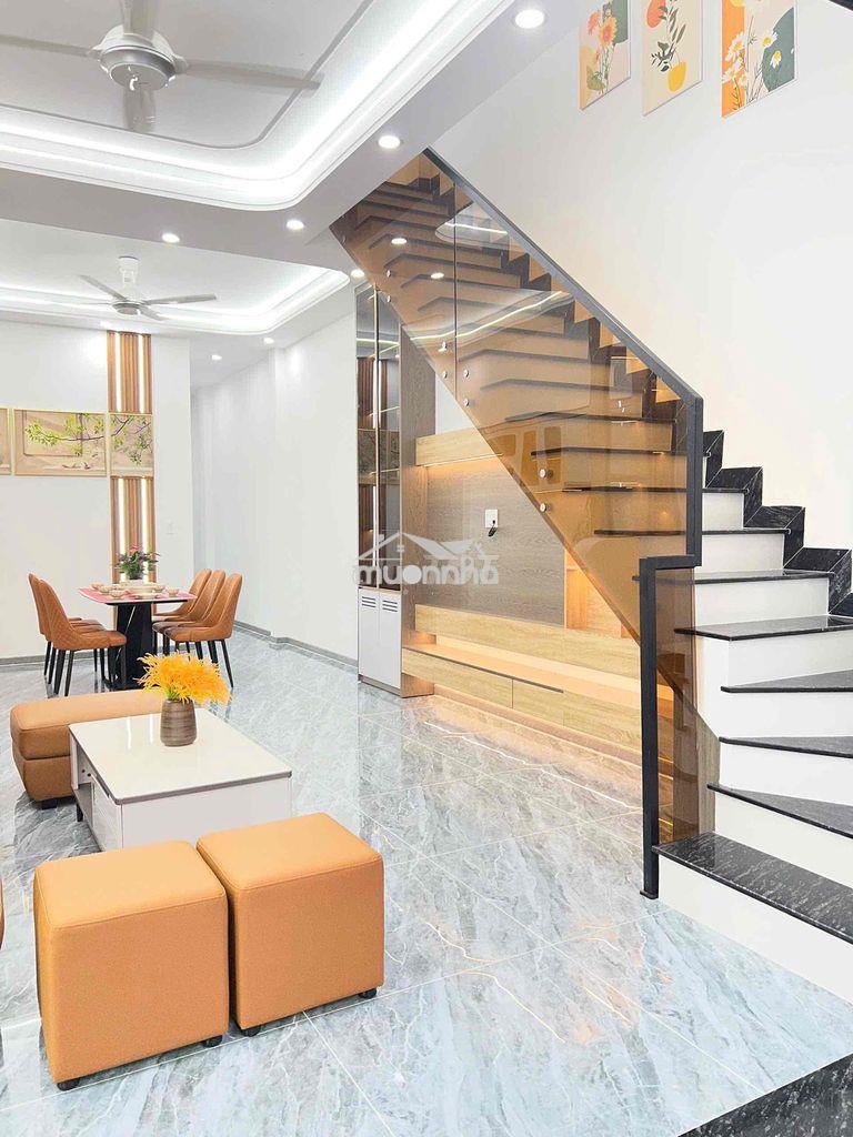 Nhà 1 trệt 1 lầu cách đt 743 nguyễn văn luông 200m đường ô tô7m - Ảnh 2