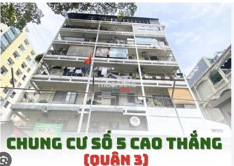 Cho thuê căn hộ trung tâm tphcm giá 5tr/tháng