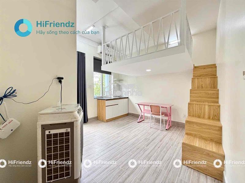 Cho thuê chdv full nội thất bancol ngay cầu sắt vườn lài ntt vlu ntt