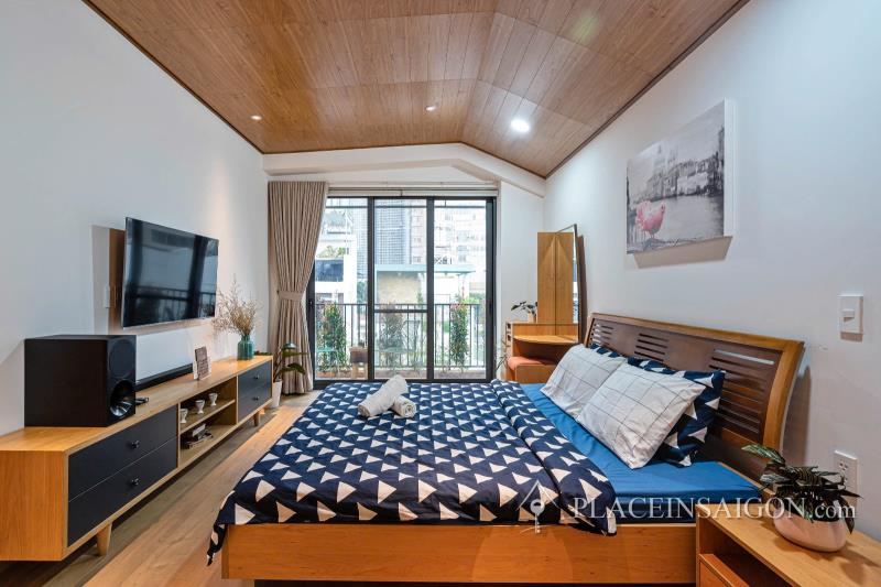 Cho thuê căn hộ 1pn - 50m2 - tách bếp - ban công - giáp q1,q2 - ung văn khiêm - bình thạnh - Ảnh 4