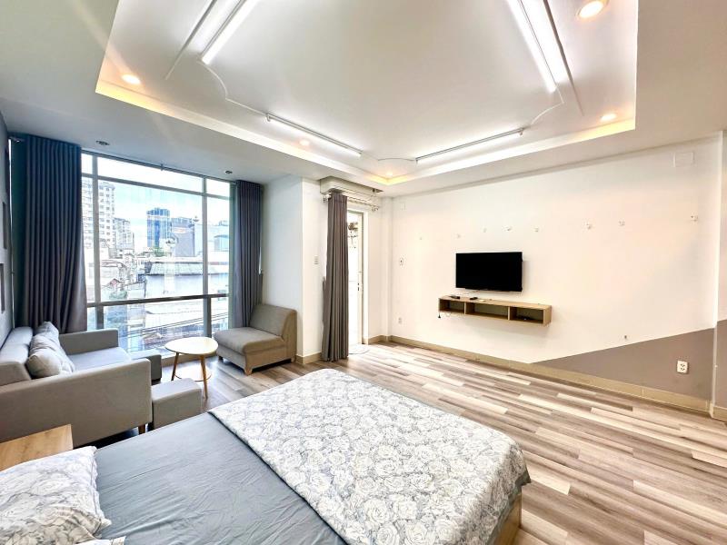 Cho thuê balcony - 1 phòng ngủ - máy giặt riêng gần công viên 23/9, chợ bến thành, phố đi bộ bùi viện - Ảnh 3