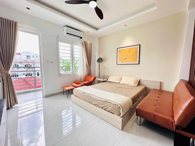 Cho thuê căn hộ 1pn - 40m2 - ban công - full nội thất - gần ngã tư hàng xanh, giáp quận 1 - Ảnh 2