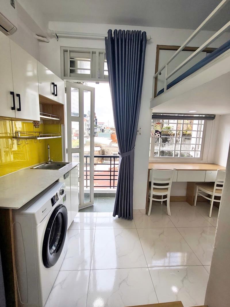 Căn hộ có gác – ban công – 35m2 – nguyễn thị huỳnh, phú nhuận – gần sân bay tân sơn nhất