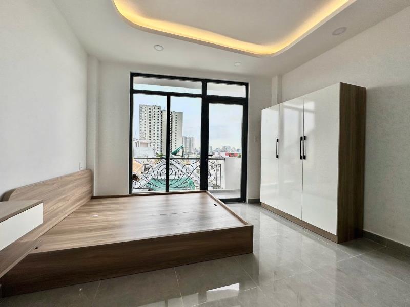 Cho thuê căn hộ studio - full nội thất - máy giật riêng - bancon to - nơ trang long - bình thạnh