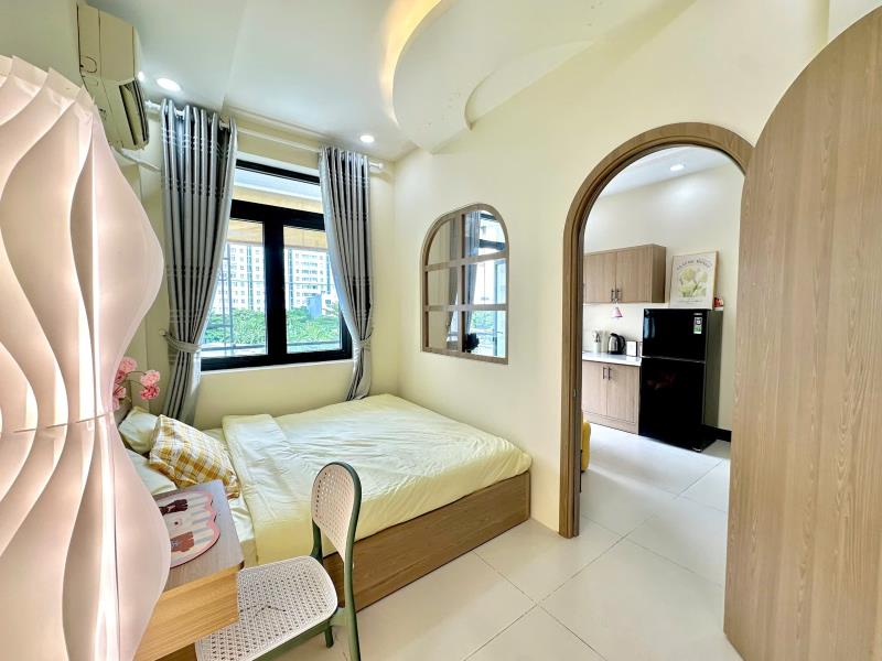 Cho thuê căn hộ 1pn, bếp riêng, ban công siêu rộng – nguyễn xí, bình thạnh | gần vlu, hutech, hiu - Ảnh 3
