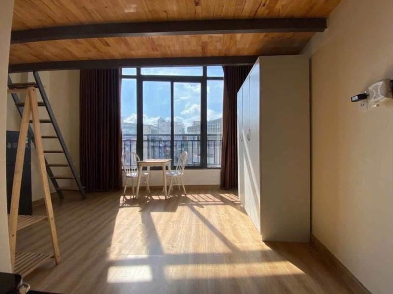 Cho thuê căn hộ duplex cửa sổ siêu ngon luôn nha ngay ung văn khiêm
