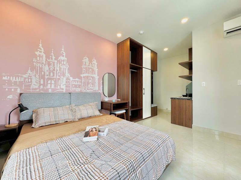 Cho thuê căn studio cực đẹp hiện đại nhà mới ngay sân bay - Ảnh 3