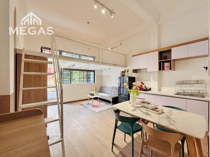 Cho thuê căn hộ gác duplex cao cấp ngay học viện cán bộ bình thạnh - Ảnh 2