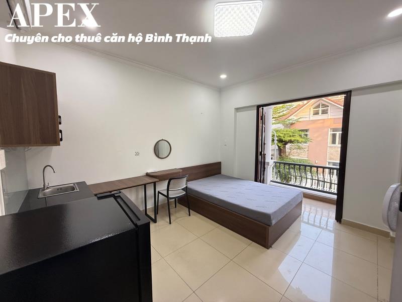 Căn hộ studio ban công_máy giặt riêng_gần cầu bình lợi_đại học văn lang_emart phan văn trị_vincom_đh hutech_iuh