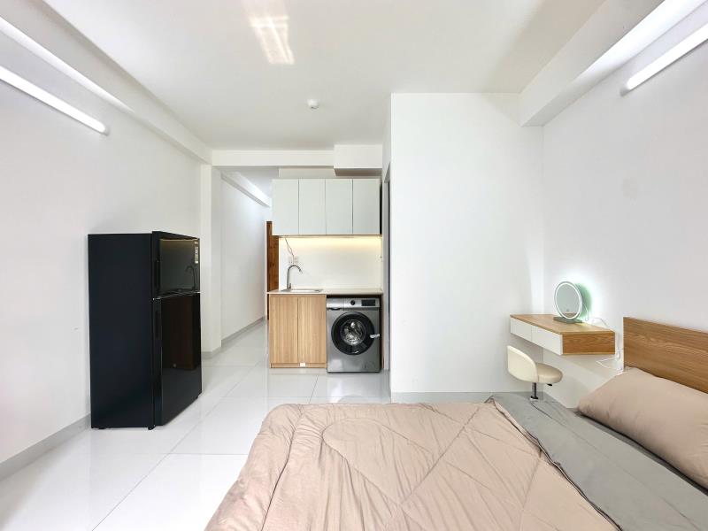 Phòng 35m2 sân vườn chill máy giặt riêng ngay hàng xanh- xô viết nghệ tĩnh, bình thạnh - Ảnh 3