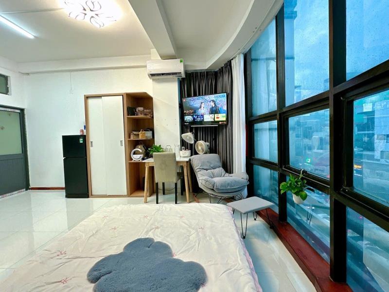 ✨ Căn hộ 35m² – cửa sổ siêu lớn – full nội thất – thang máy – gần ngã tư hàng xanh ✨