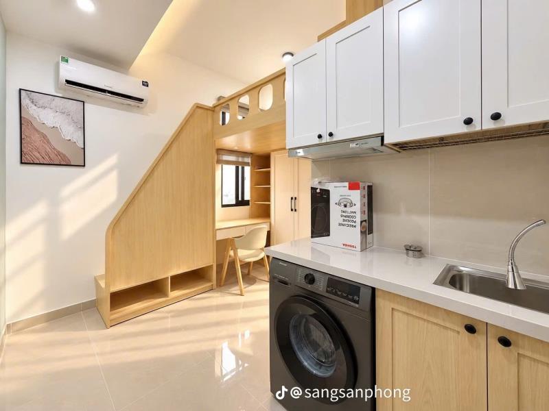 Khai trương duplex 25m2 - cửa sổ trời | ngay khu k300 - nhà ga t3 cộng hòa - hoàng hoa thám - công viên hoàng văn thụ