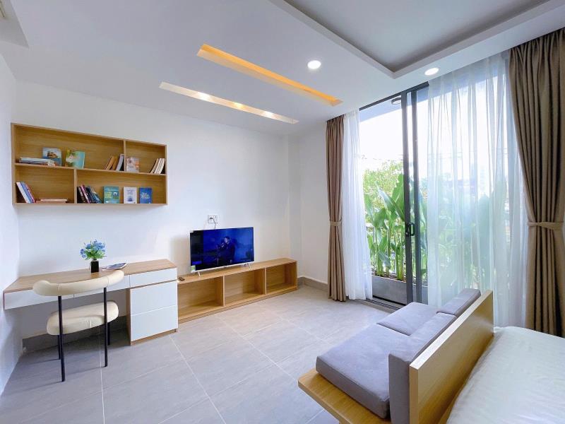 ✨Cho thuê căn hộ 1pn 50m² – có ban công – full nội thất – máy giặt riêng – giáp quận 1 ✨ - Ảnh 2