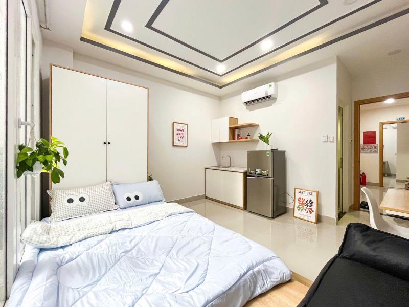 Cho thuê căn hộ full nội thất ban công lớn thoáng phan đăng lưu phú nhuận, sát bên bình thạnh, q1 - Ảnh 2