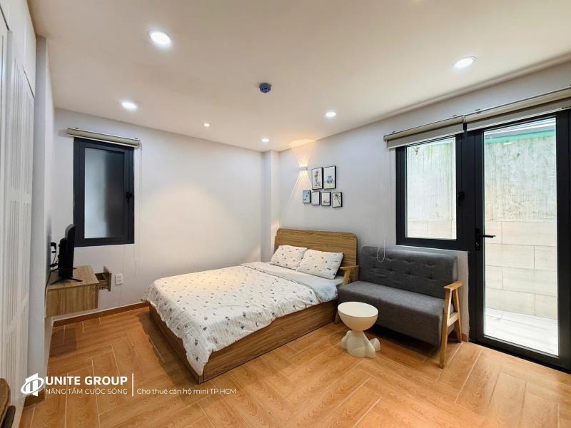 Căn hộ 40m2 đường phan đăng lưu, bình thạnh, full nội thất, sân sau riêng gần phan xích long, q1 q3