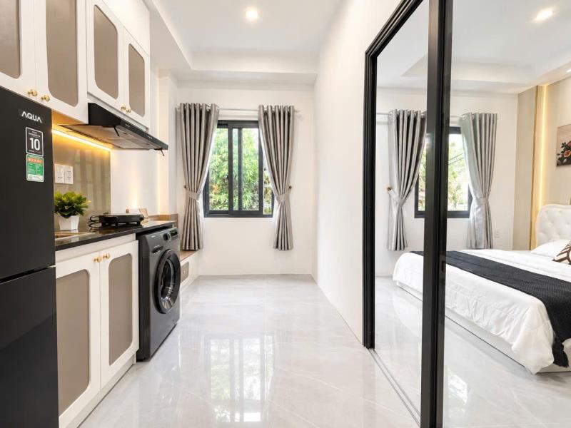 🏡 Căn hộ cho thuê có thang máy - cửa sổ - ban công - gần đại học văn lang - nguyễn xí - đi thẳng ra tới ung văn khiêm - bình thạnh - Ảnh 2