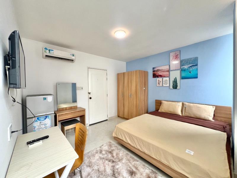 Studio 25m2 an ninh, full nội thất ngay lotte mart, chợ tân quy - Ảnh 4