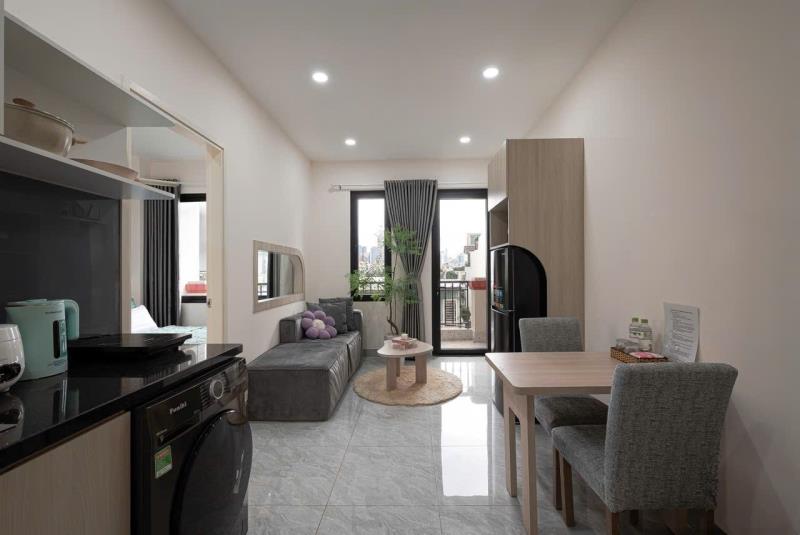 1pn mới gần hàng xanh, giáp quận 1, thủ đức, tiện di chuyển nguyễn xí ung văn khiêm, nguyễn gia trí, điện biên phủ, gần đại học hutech, uef, gtvt, ngoại thương..  