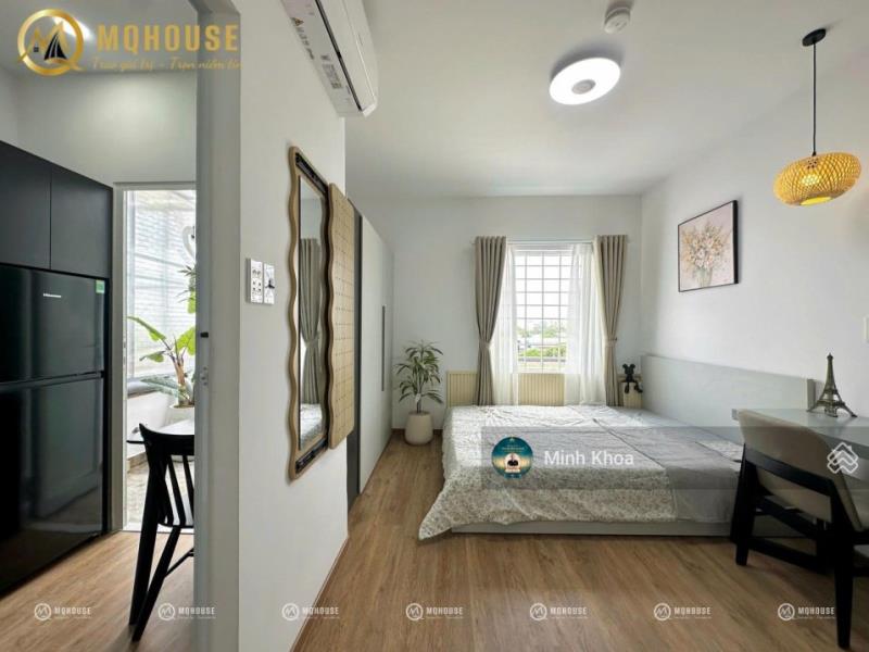 1pn 1pk ban công cực đẹp, giặt riêng gần chợ hoàng hoa thám, etown cộng hoà - Ảnh 3
