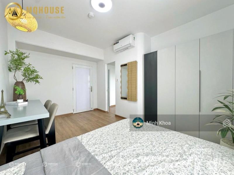 1pn 1pk ban công cực đẹp, giặt riêng gần chợ hoàng hoa thám, etown cộng hoà - Ảnh 4