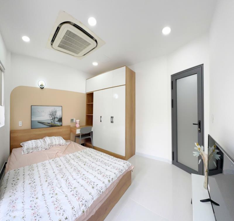 Cho thuê căn hộ ngay công viên hoàng văn thụ gần ngã tư bảy hiền thuận tiện di chuyển trung tâm ban công siêu thoáng - Ảnh 4