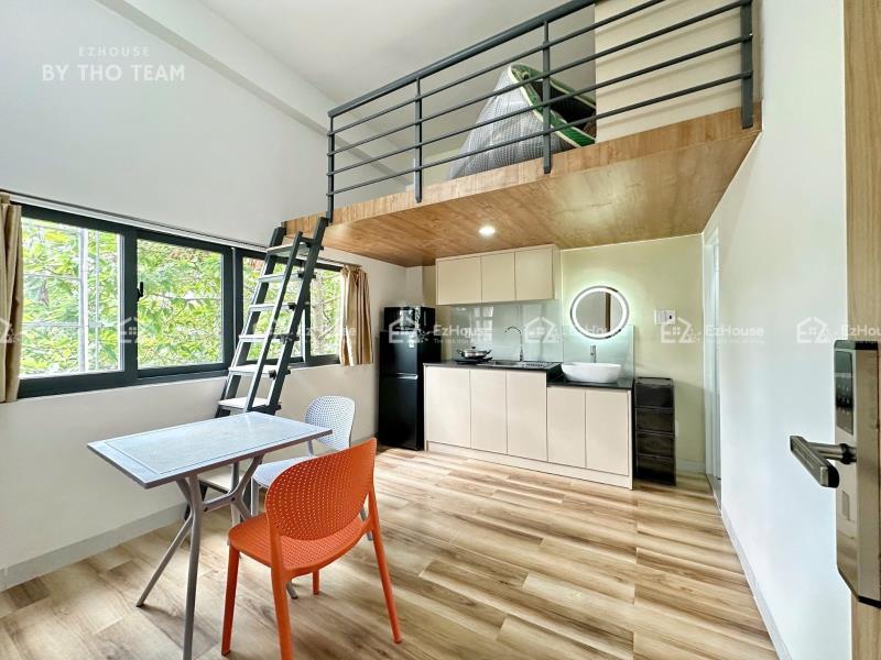 Duplex full nội thất, cửa sổ view cây xanh | gần sân bay – etown