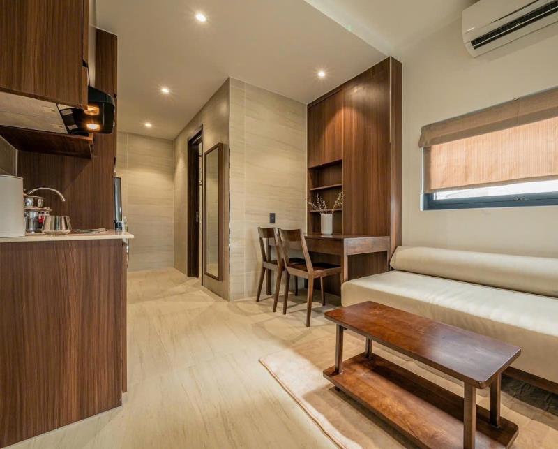 Cho thuê căn hộ 1 phòng ngủ phú nhuận, full nội thất, ban công, cửa sổ lớn, máy giặt riêng, rộng rãi, thoáng mát, gần phan đình phùng, quận 1, quận 3 - 0982174372 - Ảnh 4