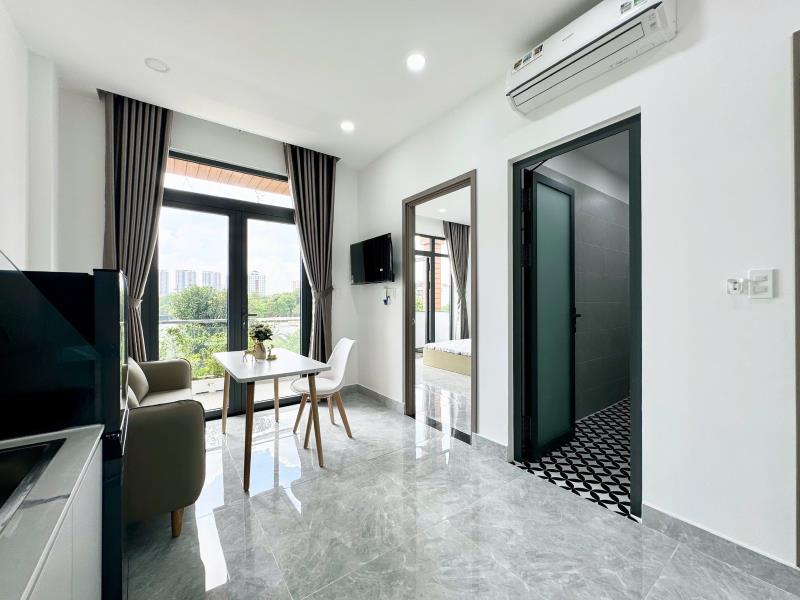 🌷Căn hộ 1pn ban công ngay cầu sg với nội thất đầy đủ kèm không gian hiện đại ngay quận 2 - Ảnh 4