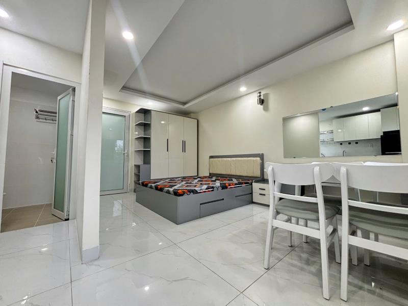 Căn hộ mới khai trương bình thạnh, ban công tách bếp, máy giặt riêng gần ngã tư hàng xanh, metro tiện đi q1, q3 - Ảnh 4