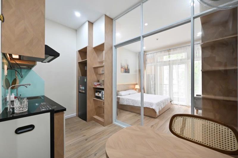 Cho thuê căn hộ quận 1 40m2 chỉ 10tr/tháng ban công cửa sổ thoáng-trần quang khải - Ảnh 3
