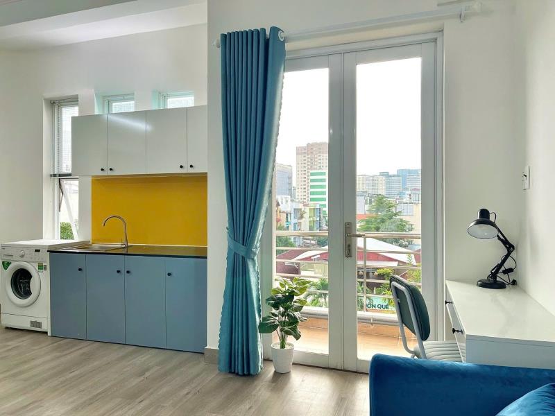 Căn hộ full nội thất, ban công, máy giặt riêng tại đường d5, bình thạnh, sát đh ngoại thương & hutech, 3 phút qua quận 1 - Ảnh 2