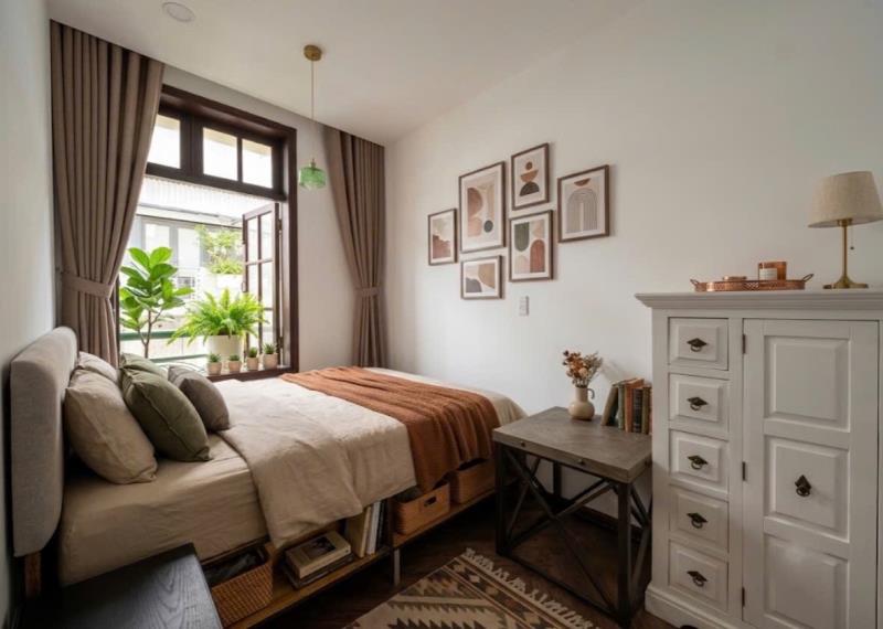 Cho thuê căn hộ 1pn full nội thất, thang máy, bancol gần sân bay tân sơn nhất, bệnh viện tâm anh, cv gia định ngay tân bình