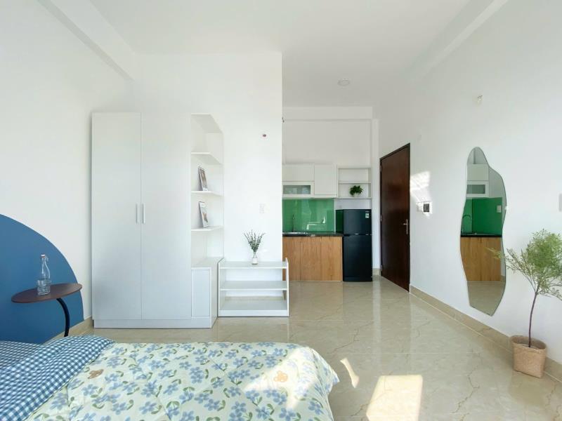 Siu phẩm studio tách bếp_ban công_full nội thất máy giặt riêng~thang máy~đậu được oto - Ảnh 4