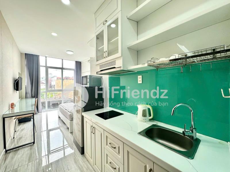 Cho thuê căn hộ studio 40m2 cửa sổ lớn 🏡 gần cơ quan visa, pccc  quận 1