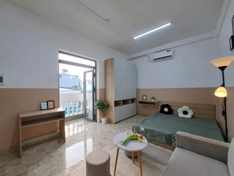 Căn hộ 1 phòng ngủ ngay công viên làng hoa_lotte gò vấp _thang máy_hầm xe_cửa sổ lớn full nội thất giá siêu hạt dẻ !