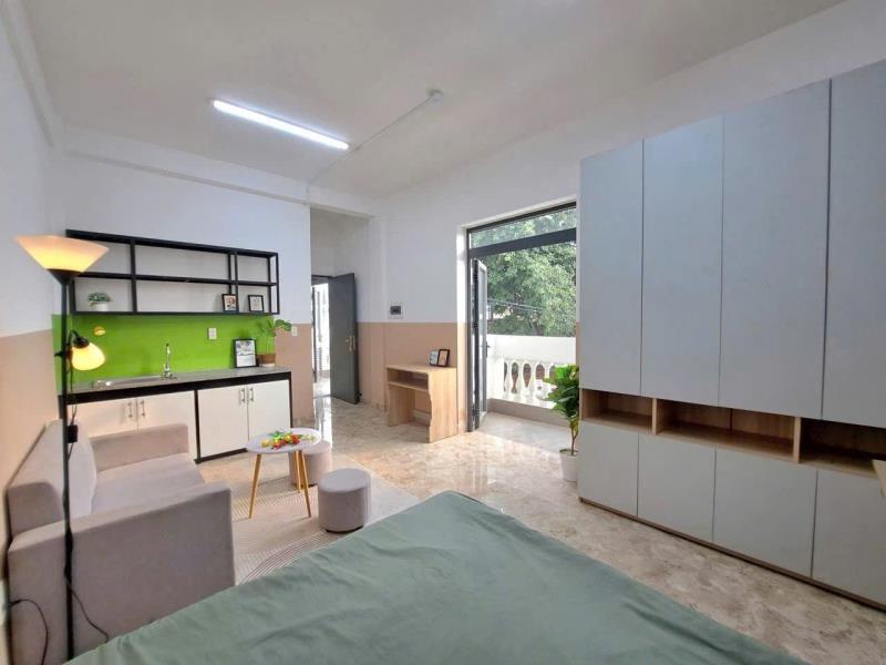 Căn hộ 1 phòng ngủ ngay công viên làng hoa_lotte gò vấp _thang máy_hầm xe_cửa sổ lớn full nội thất giá siêu hạt dẻ ! - Ảnh 3