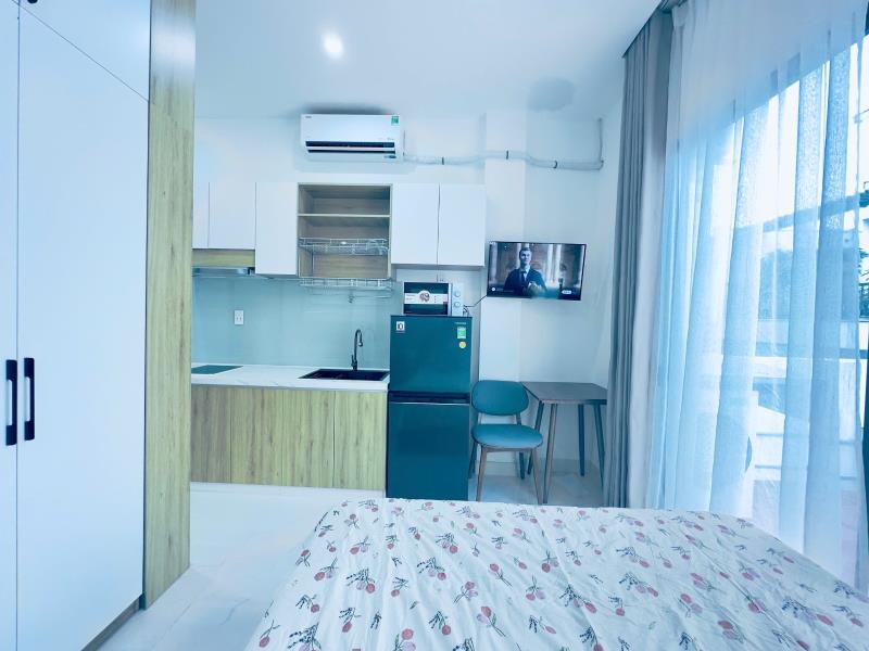 Studio sân thượng cực chill, có máy giặt riêng - lê văn sỹ q3 (6tr9) - Ảnh 3