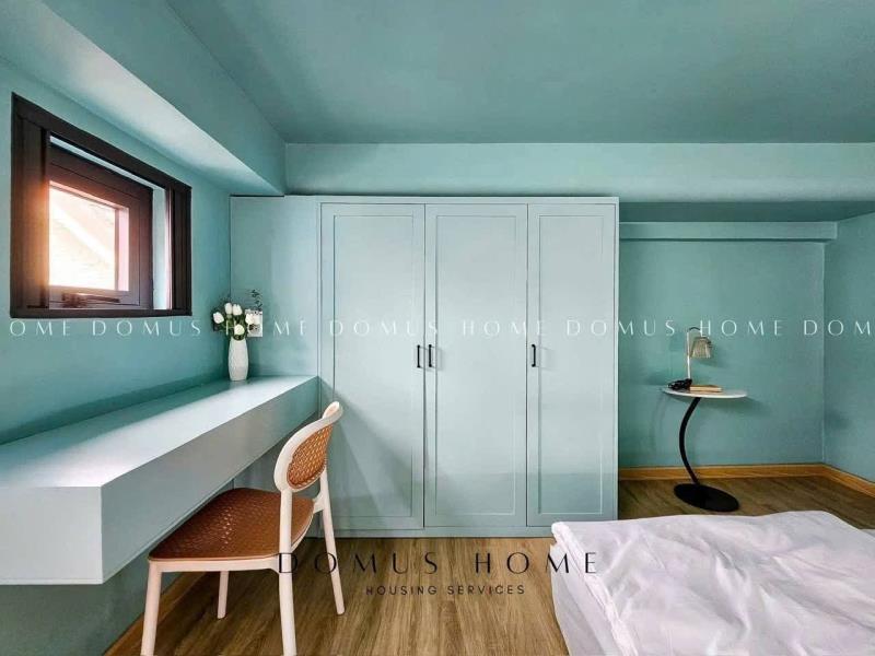 Cho thuê căn hộ duplex ban công riêng view thoáng – full nội thất, cửa kính lớn ngập ánh sáng, không gian yên tĩnh, an ninh, phòng trống dọn vào ngay - Ảnh 4