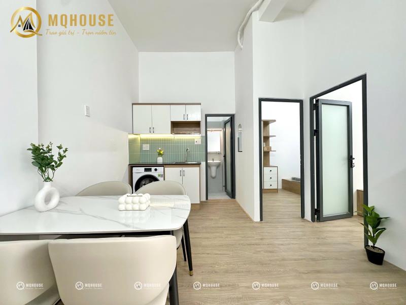 Cho thuê 1pn/2pn ban công full nội thất máy giặt riêng, diện tích siêu rộng ngay ngã tư bảy hiền - Ảnh 2